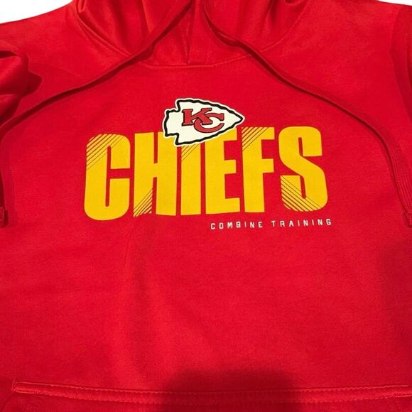 Kansas City Chiefs NFL Combine Red Hoodie Men's Size M - Picture 4 of 5